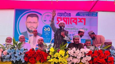 দলীয় পরিচয়ে নয়, এলাকার সন্তান হিসেবেই আপনাদের কাছে এসেছি : ডা. ফখরুদ্দিন মানিক