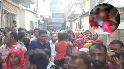 গাজীপুরে বাসা থেকে স্ত্রীর গলাকাটা লাশ উদ্ধার, স্বামী আহত