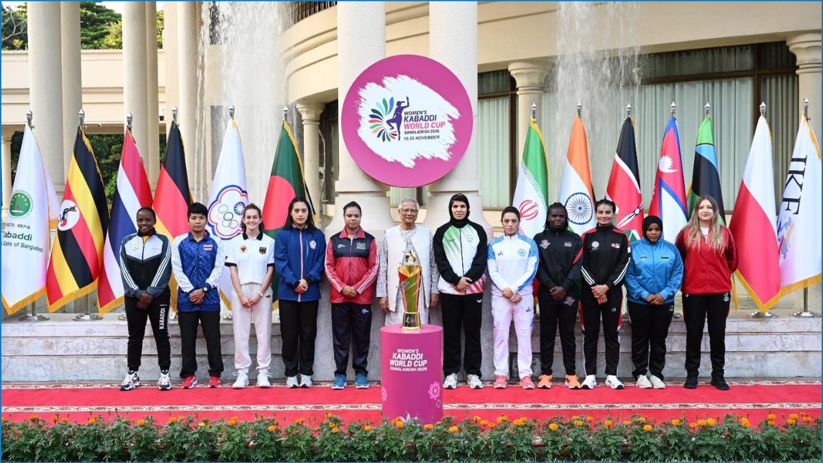 নারী কাবাডি বিশ্বকাপের ট্রফি উন্মোচন