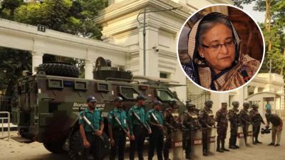 শেখ হাসিনার মামলার রায়ের আগে ট্রাইব্যুনাল এলাকায় বাড়ানো হল নিরাপত্তা