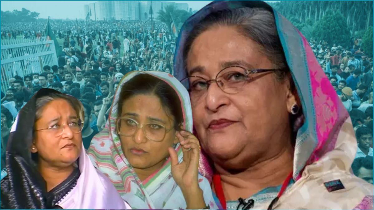 রাজনীতিতে শেখ হাসিনার উত্থান ও পতন