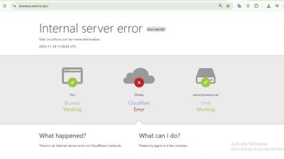 বিশ্বের বিভিন্ন ‘ওয়েবসাইট অচল’, কারণ জানা গেল