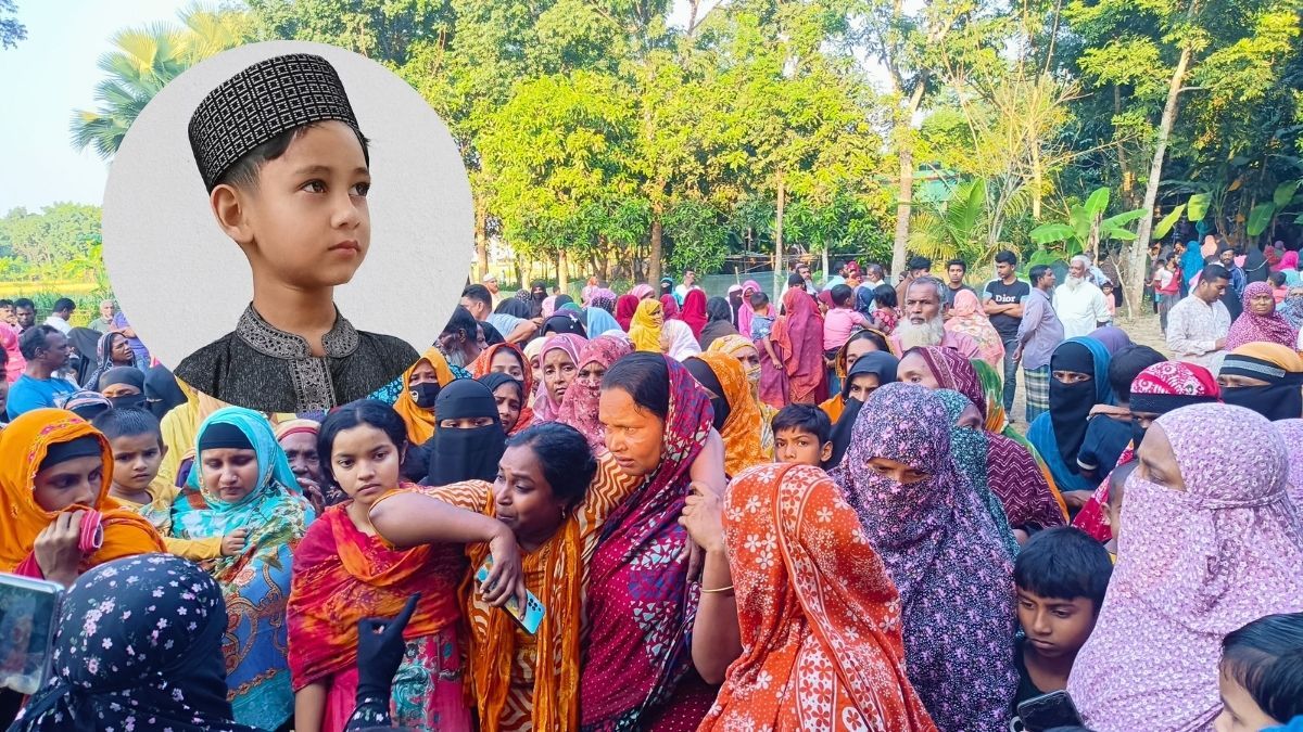 নিখোঁজের দুই ঘণ্টা পর বাগানে মিলল ৭ বছরের শিশুর মরদেহ