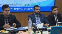মেহেরপুরে সাংবাদিকদের সঙ্গে নবনিযুক্ত ডিসির মতবিনিময়