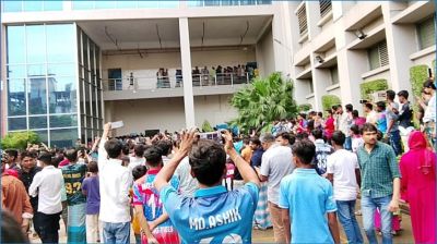 ভূমিকম্পের সময় হুড়োহুড়িতে গাজীপুরে অর্ধ শতাধিক পোশাক শ্রমিক আহত