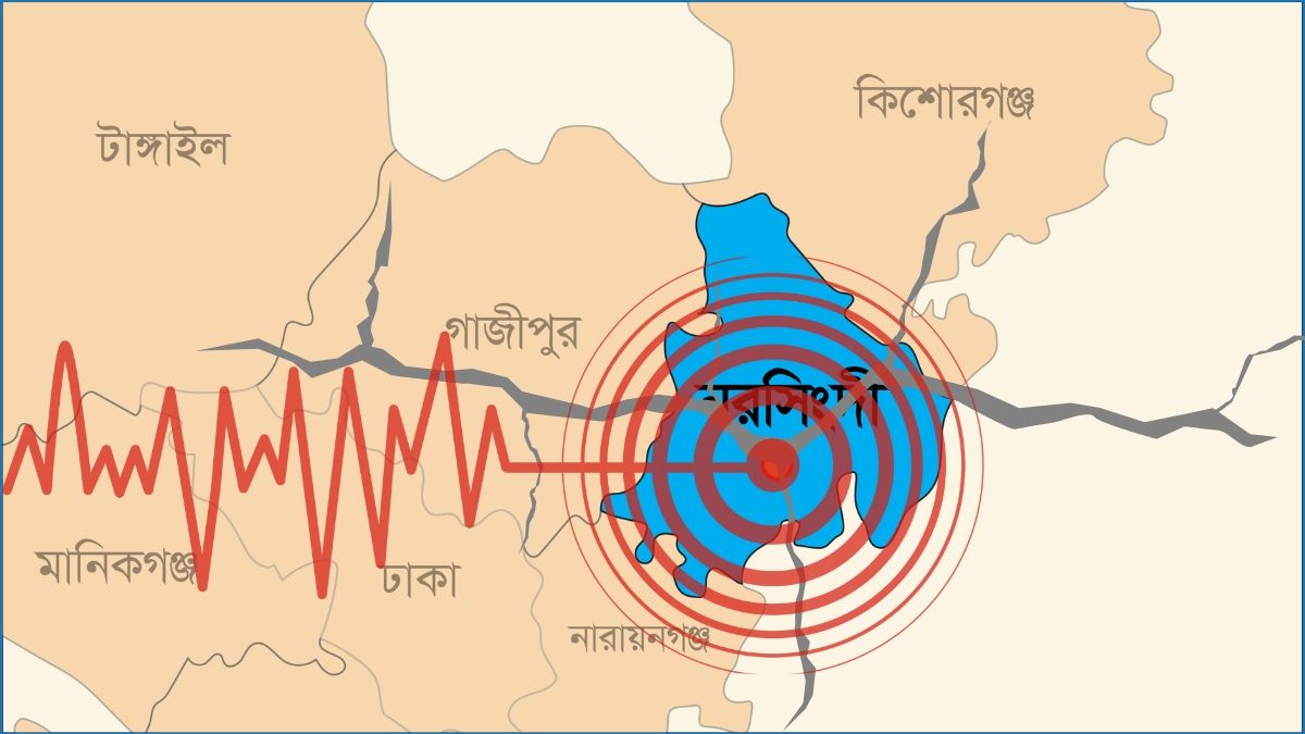 ৮০০ বছর ধরে শক্তি জমছে নরসিংদীতে, হতে পারে ৯ মাত্রার ভূমিকম্প