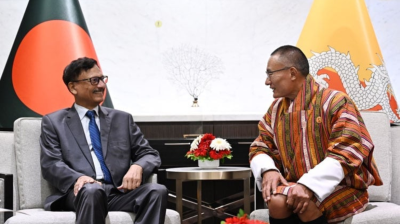 ভুটানের প্রধানমন্ত্রীর সঙ্গে সাক্ষাৎ পররাষ্ট্র উপদেষ্টার