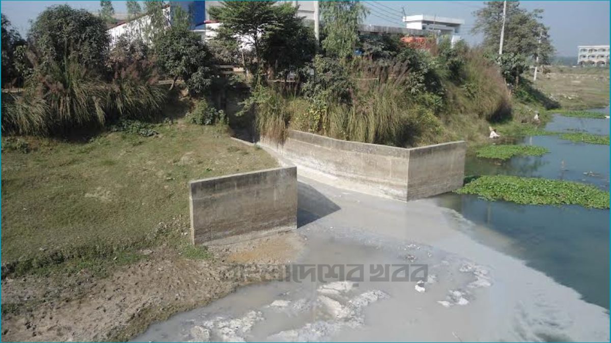 সৈয়দপুরে পেপার মিলের কেমিক্যালে অস্তিত্ব সংকটে খড়খড়িয়া নদী