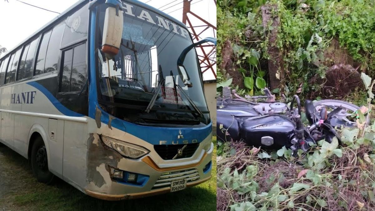 বরগুনায় বাসের ধাক্কায় নিহত ১, আহত ২