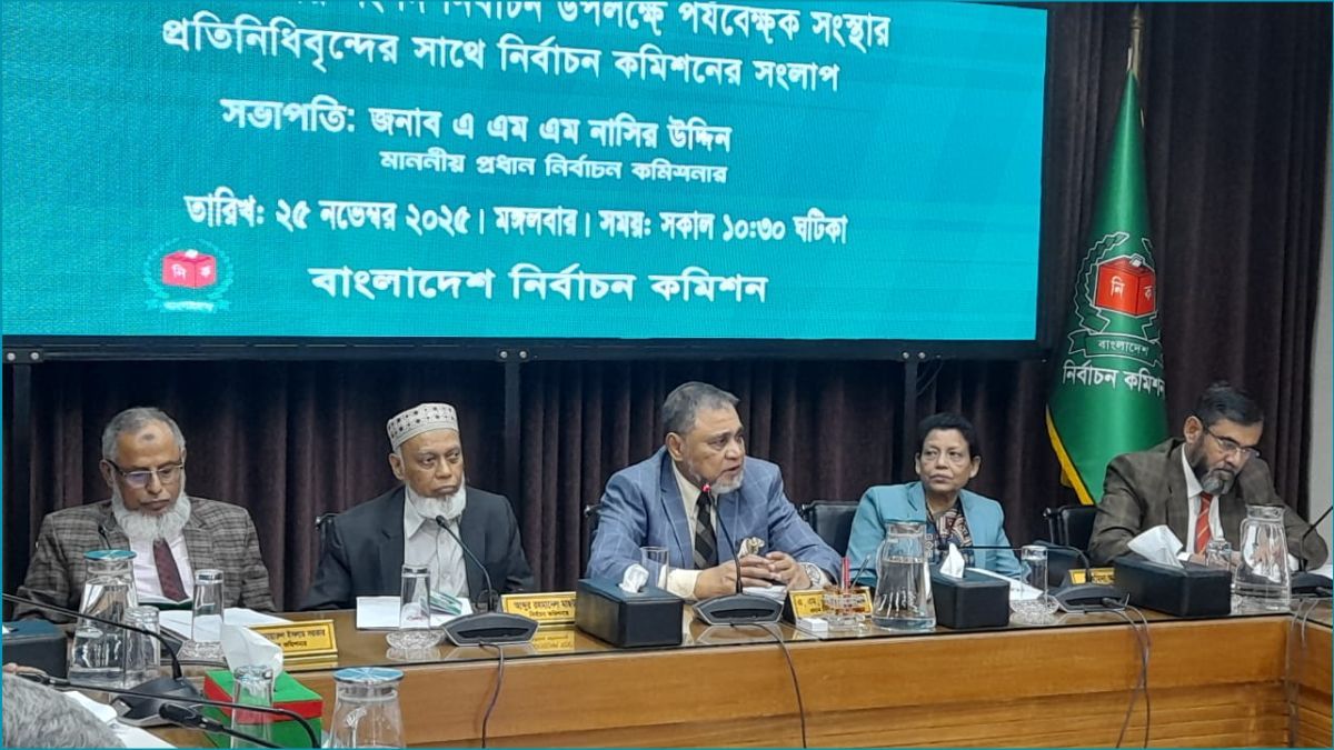 পর্যবেক্ষক ও সাংবাদিকরা আমার সিসি ক্যামেরা : সিইসি