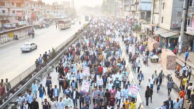 মির্জাপুরে ধানের শীষের পক্ষে গণমিছিলে জনতার ঢল