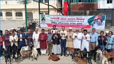 খালেদা জিয়ার সুস্থতা কামনায় কুমিল্লায় পশু সদকা ও দোয়া