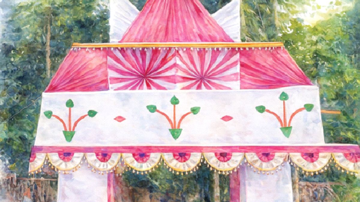 বিয়ে বাড়ির গেট