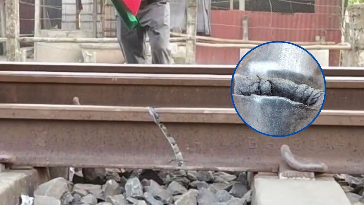 অতিরিক্ত ঠান্ডায় নাটোরে রেললাইনে ফাটল