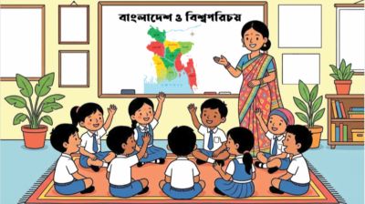 প্রাথমিক শিক্ষার্থী মেধা যাচাই মডেল টেস্ট বাংলাদেশ ও বিশ্বপরিচয়