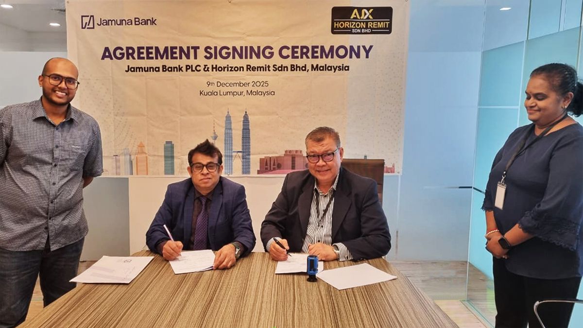মালয়েশিয়ার হরাইজন রেমিটের সঙ্গে যমুনা ব্যাংকের রেমিট্যান্স চুক্তি