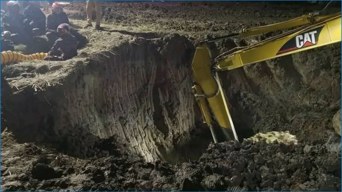 গর্তে পড়ে যাওয়া ২ বছরের শিশুটি ২১ ঘণ্টায়ও উদ্ধার হয়নি