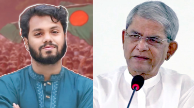 গুলিবিদ্ধ হাদিকে দেখতে এভারকেয়ারে মির্জা ফখরুল