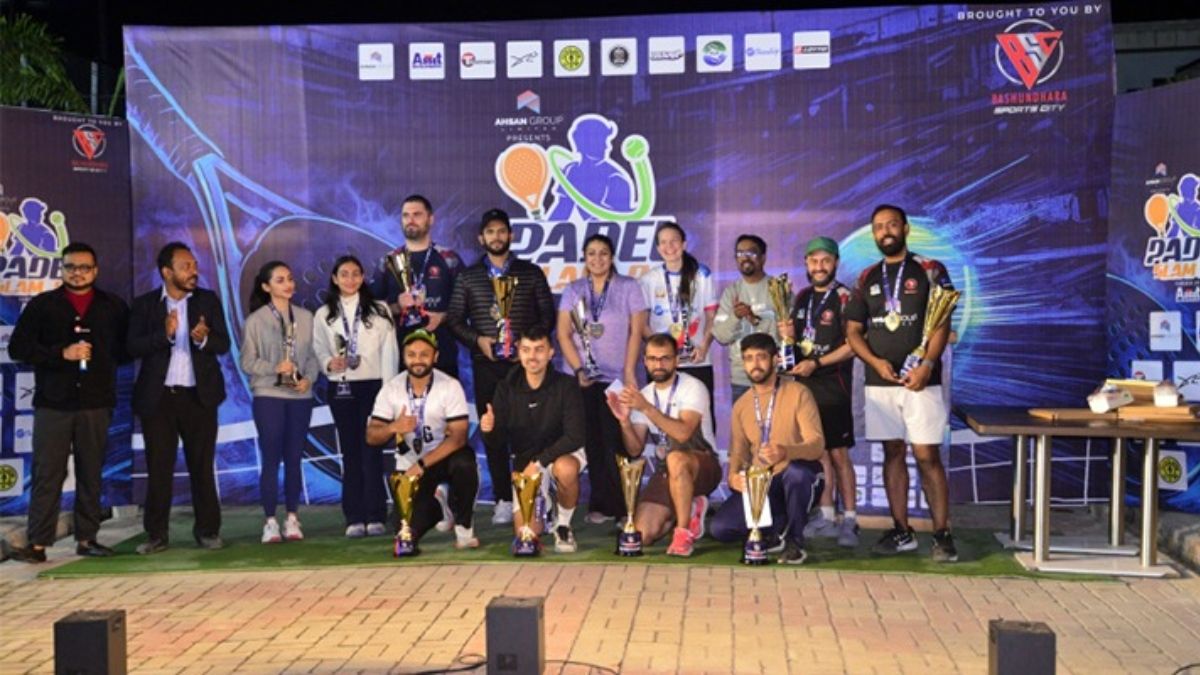 বসুন্ধরা স্পোর্টস সিটিতে পর্দা নামলো প্যাডেল স্ল্যাম ২.০'র
