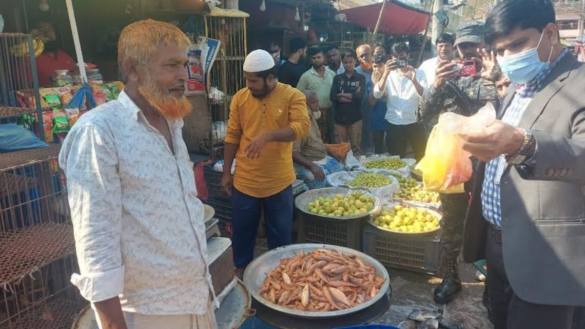 ফেনীতে রং মিশিয়ে মাছ বিক্রি ভোক্তা অধিদপ্তরের জরিমানা