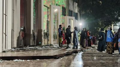 বগুড়া শহীদ মিনারে শ্রদ্ধাঞ্জলির পুষ্পমাল্য নষ্টের অভিযোগ