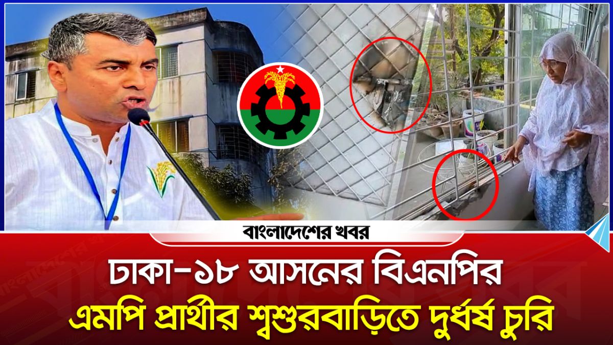 বিএনপির এমপি প্রার্থীর শাশুড়ির বাড়ি থেকে ৫১ ভরি স্বর্ণ চুরি
