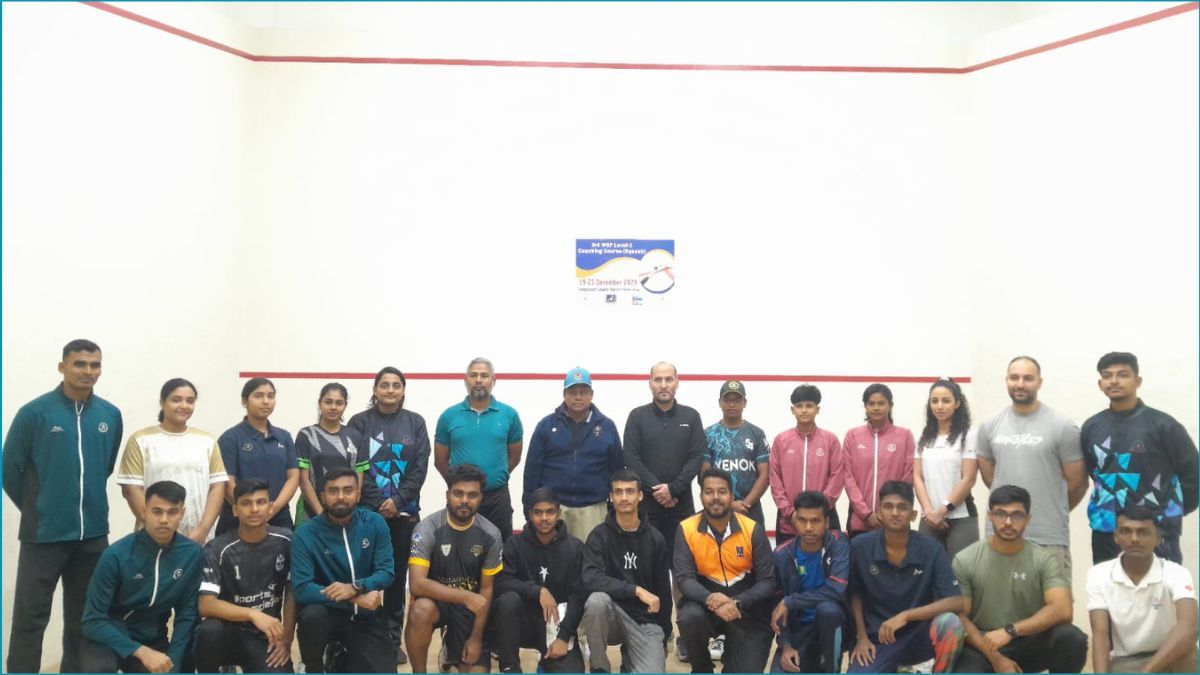 তৃতীয় বিশ্ব স্কোয়াশ ফেডারেশন লেভেল-১ কোচিং কোর্স শুরু