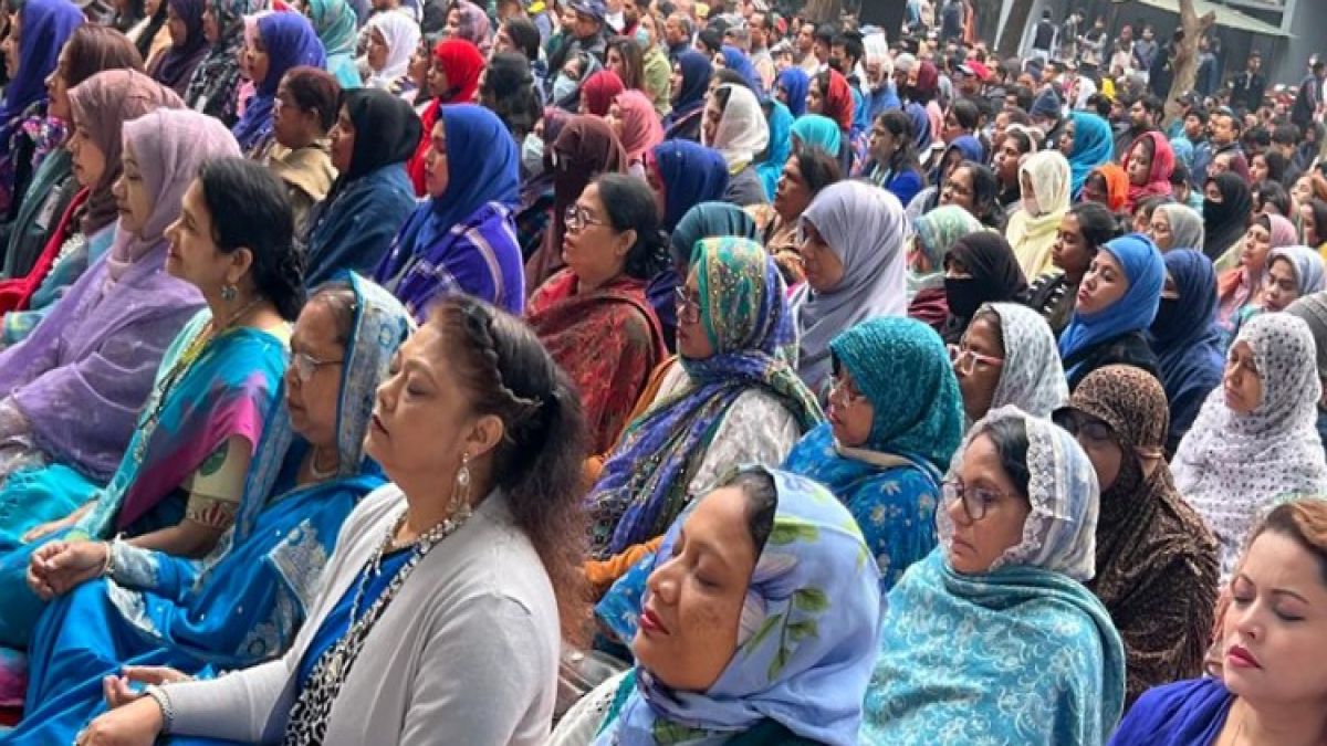 মন ভালো রাখার আহ্বানে পালিত হলো বিশ্ব মেডিটেশন দিবস