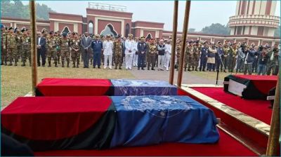 সুদানে নিহত ৬ বাংলাদেশি শান্তিরক্ষীর জানাজা সম্পন্ন