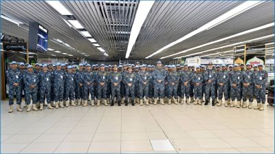 শান্তিরক্ষায় দক্ষিণ সুদানের উদ্দেশ্যে নৌবাহিনীর ৭১ সদস্যের ঢাকা ত্যাগ