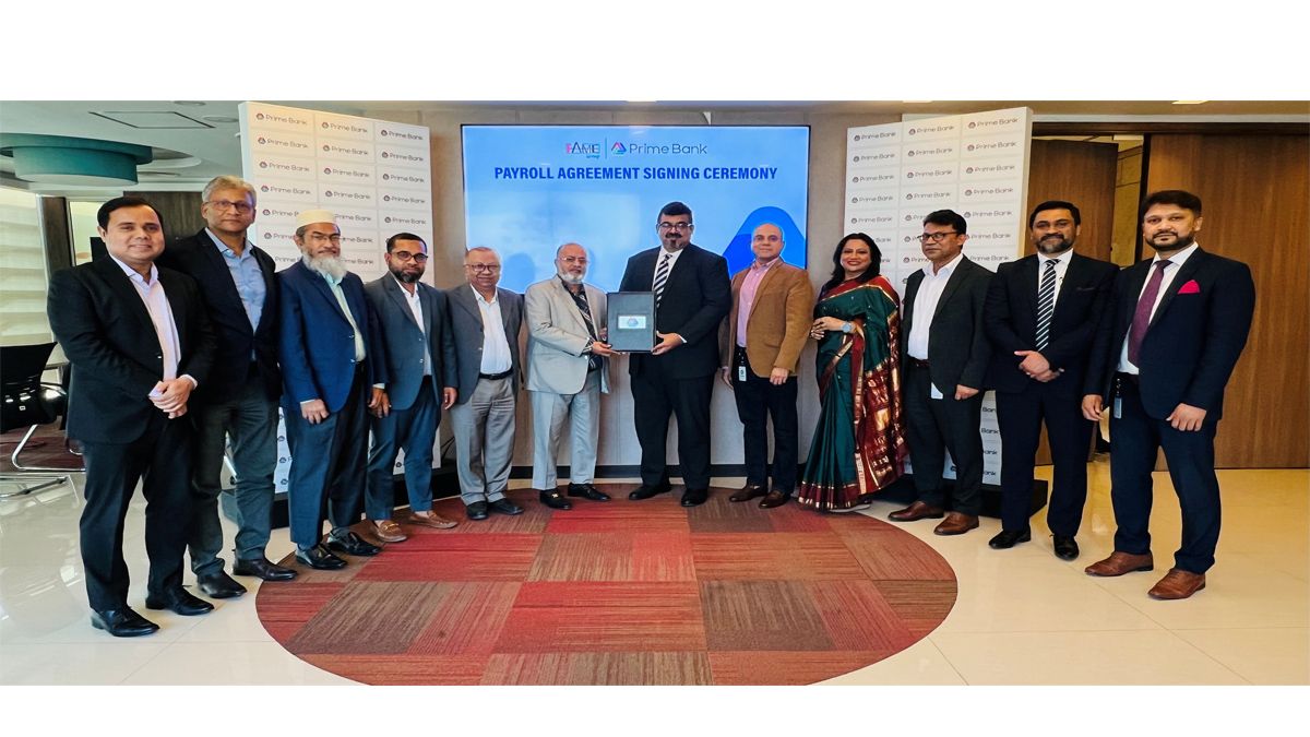 প্রাইম ব্যাংক-এর পে-রোল সেবা নেবে ফেইম গ্রুপ