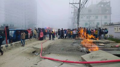 কালিয়াকৈরে গ্যাস লাইনে অগ্নিকাণ্ড