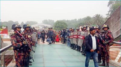 জিয়া উদ্যান ও স্মৃতিসৌধ এলাকায় বিজিবি মোতায়েন