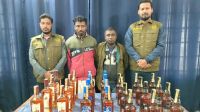 ঠাকুরগাঁওয়ে ২৮ বোতল বিদেশি মদ জব্দ, গ্রেপ্তার ২