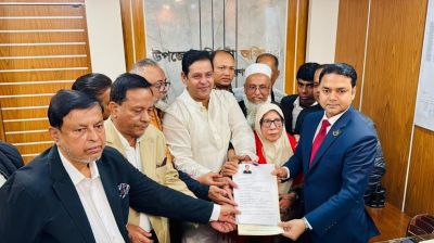 নারায়ণগঞ্জ-১ আসনে বিএনপি প্রার্থী দিপুর মনোনয়নপত্র দাখিল