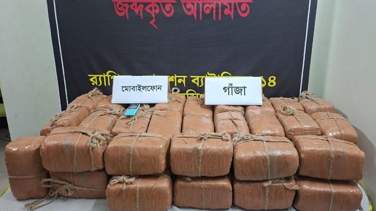 ভালুকায় ৯৬ কেজি গাঁজাসহ মাদককারবারি গ্রেপ্তার
