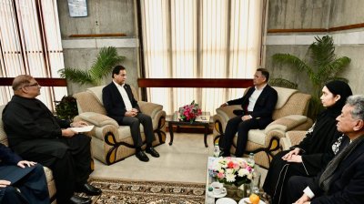 সহমর্মিতা জানাতে তারেক রহমানের সঙ্গে পাকিস্তান স্পিকারের সাক্ষাৎ