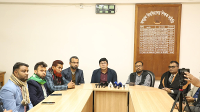 শিক্ষক সমিতির সভাপতিকে হেনস্থাকারীদের বিচারের দাবি