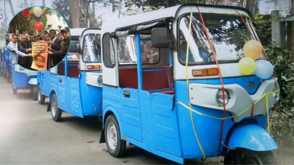 বুয়েট উদ্ভাবিত ই-রিকশা উদ্বোধন, চলবে আফতাবনগর-ধানমন্ডি-মতিঝিলে