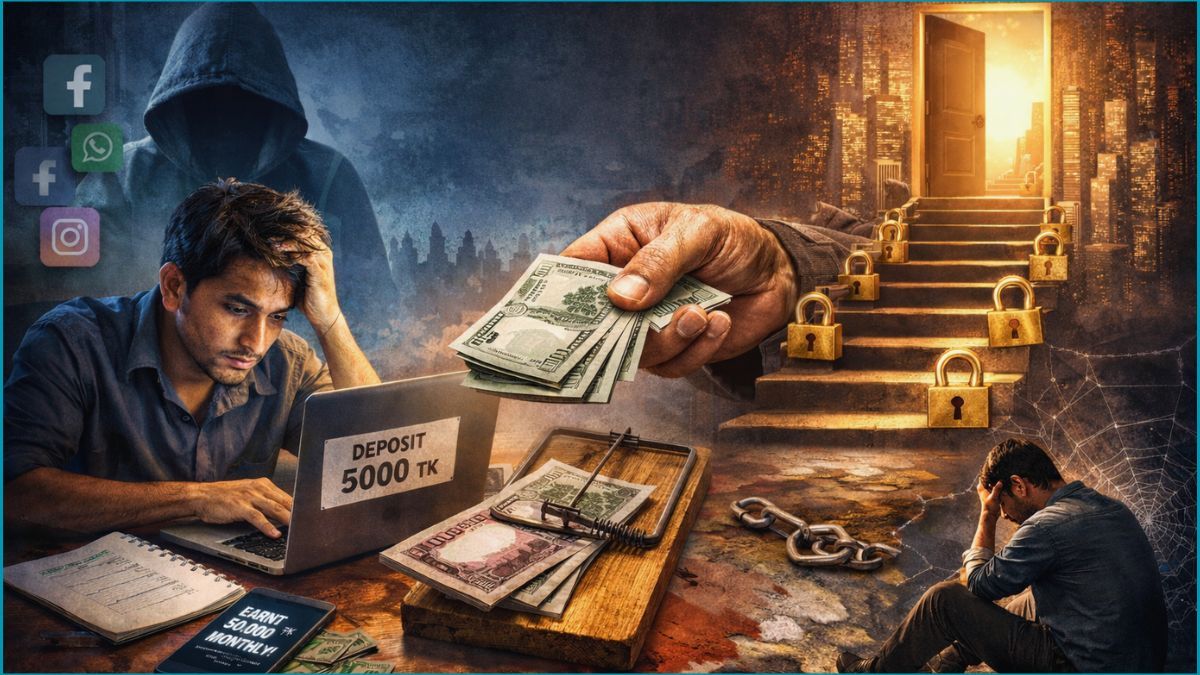 ঘরে বসে ইনকাম : স্বপ্ন নাকি ফাঁদ?