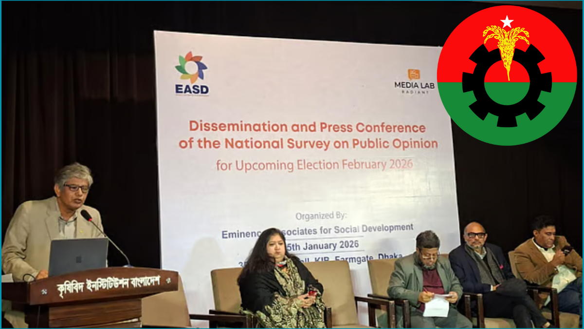 বিএনপিকে ভোট দিতে চায় ৭০% মানুষ, জামায়াতকে ১৯