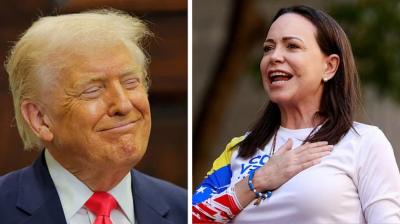 ট্রাম্পের প্রতি কৃতজ্ঞতা প্রকাশ শান্তিতে নোবেলজয়ী মাচাদোর