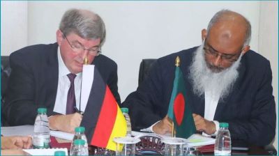 বাংলাদেশ-জার্মানের মধ্যে ২১.৭৭ মিলিয়ন ইউরোর অনুদান চুক্তি স্বাক্ষর