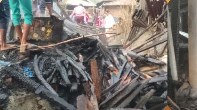 সীতাকুণ্ডে অগ্নিকাণ্ড : ৪ পরিবারের সর্বস্ব পুড়ে ছাই