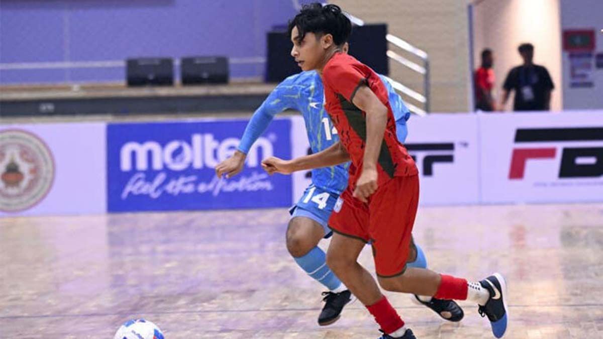 ভারতকে রুখে দিয়ে সাফ ফুটসালে বাংলাদেশের অভিষেক