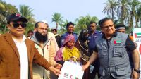 আরব আমিরাতের ত্রাণে শীতার্তদের মুখে হাসি