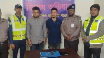 কুমিল্লা চেকপোস্টে বিদেশি পিস্তল-গুলিসহ আটক ২