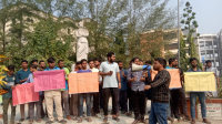 অবিলম্বে নাকসু নির্বাচনের তারিখ ঘোষণার দাবি শিক্ষার্থীদের