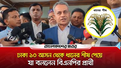 ঢাকা ১০ আসন থেকে ধানের শীষ পেয়ে যা বললেন বিএনপি প্রার্থী