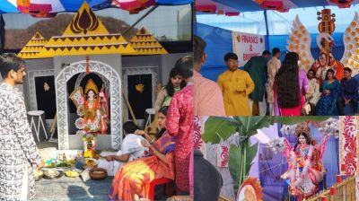 গোবিপ্রবিতে উৎসবমুখর পরিবেশে স্বরস্বতী পূজা উদযাপন